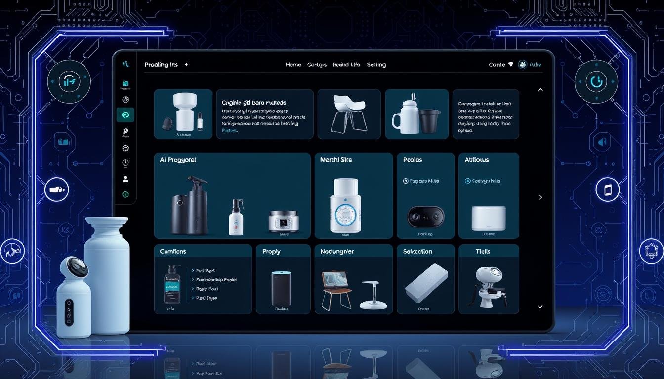 Tutorial Membuat Katalog Produk Pakai AI Menggunakan Canva Ilustrasi katalog produk digital yang dibuat dengan AI menampilkan berbagai produk dengan tata letak profesional
