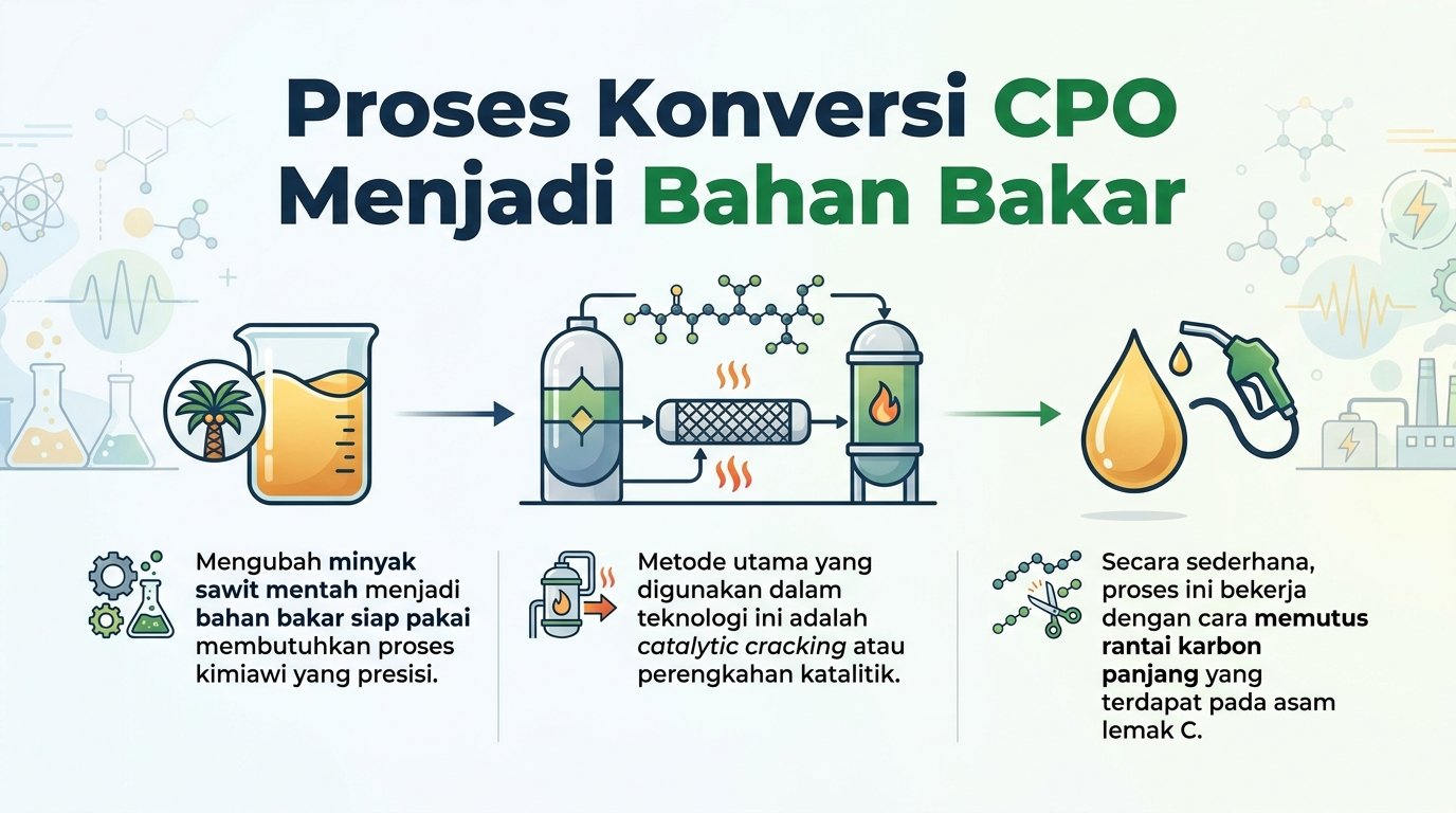 Proses Konversi CPO Menjadi Bahan Bakar
