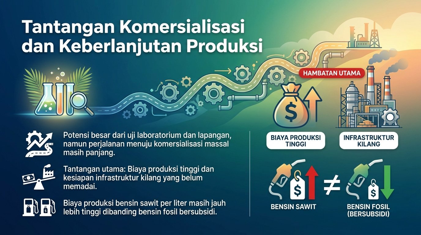 Tantangan Komersialisasi dan Keberlanjutan Produksi